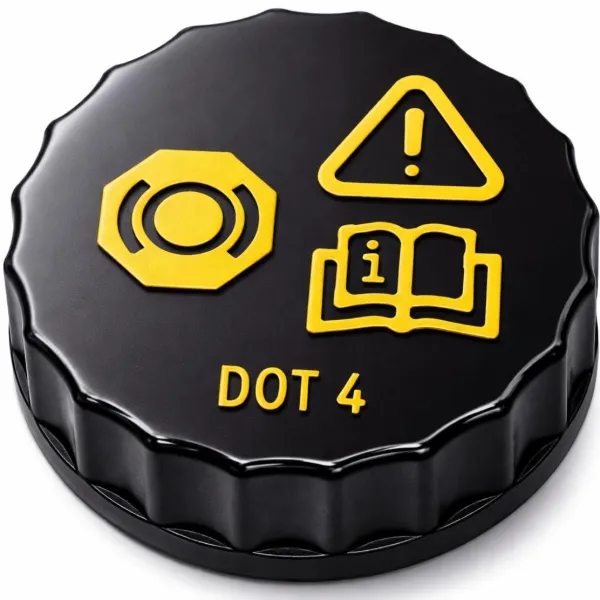 Tapa del depósito del cilindro maestro de freno 6M512162AA Ford