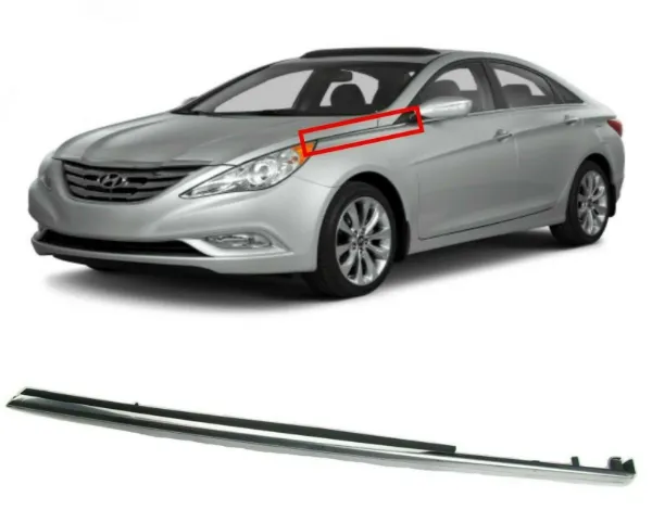 Moldura de guardabarros delantero izquierdo 877713S001 Hyundai/Kia