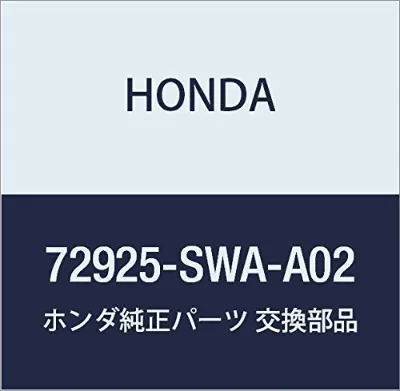 Moldura superior de puerta trasera derecha HONDA 72925SWAA02