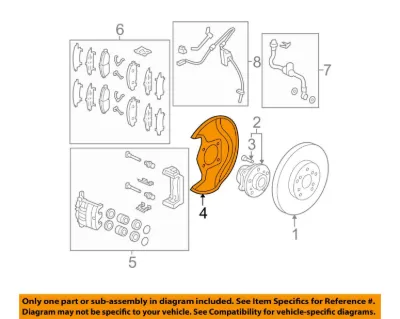 Protector del disco de freno delantero HONDA 45255STXA00