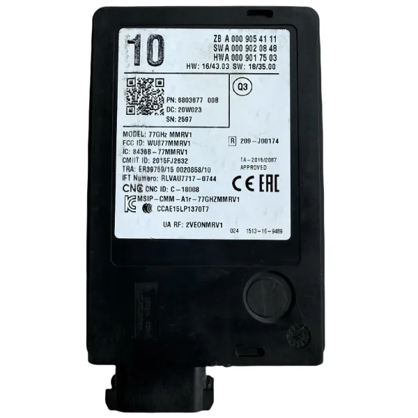 Sensor de distancia por radar A0009054111 Mercedes