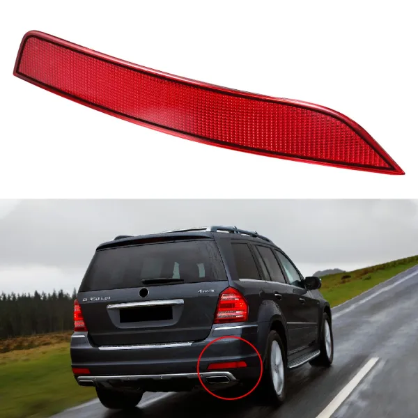 Reflector del parachoques trasero derecho 1648201074 Mercedes