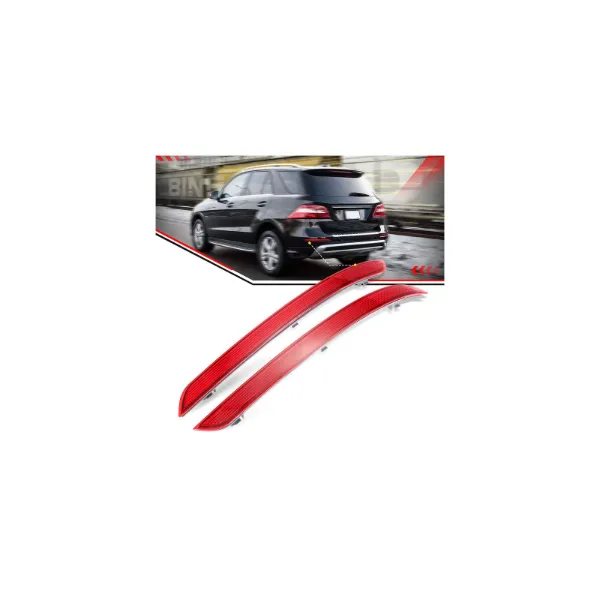 Reflector del parachoques trasero derecho 1668200174 Mercedes