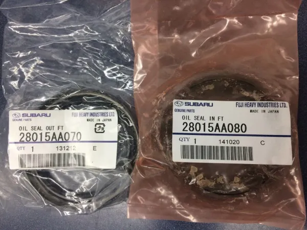Retén exterior del cubo de rueda delantero 28015AA0708A Subaru
