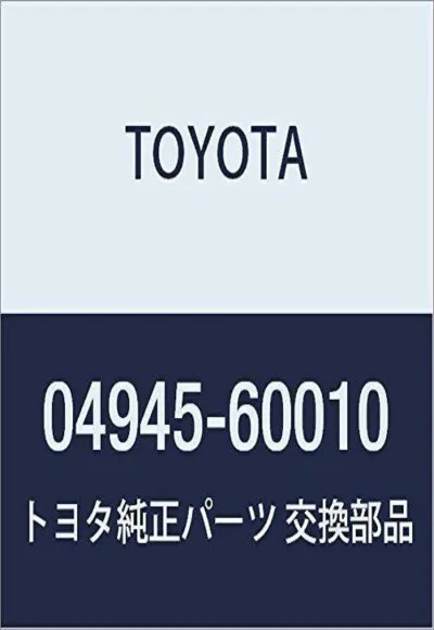 Chapa antirruido de fijación de la pastilla de freno delantera TOYOTA 0494560010