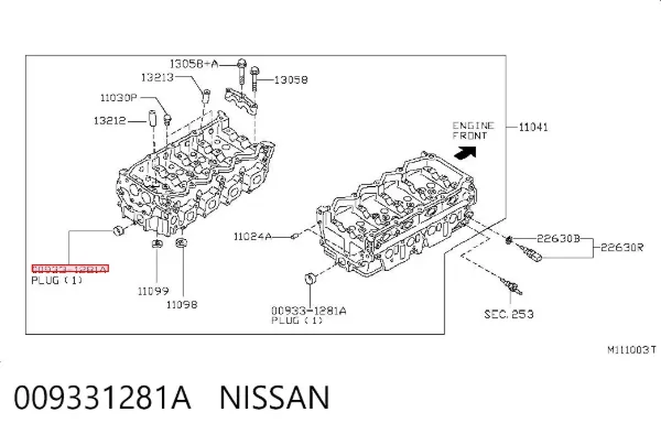  009331281A Nissan/Infiniti