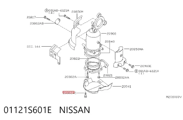  01121S601E Nissan/Infiniti