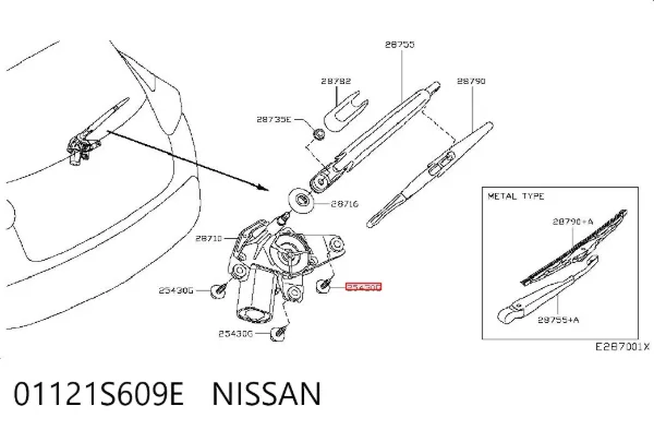  01121S609E Nissan/Infiniti