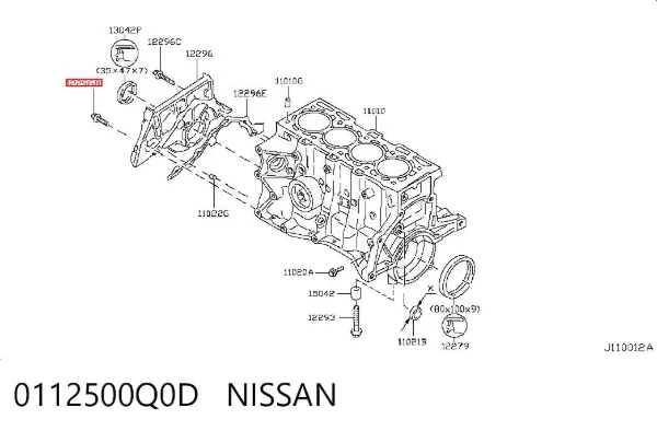 Limitador de apertura de puerta del maletero (furgoneta) derecho 0112500Q0D Nissan/Infiniti