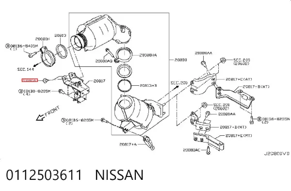  0112503611 Nissan/Infiniti