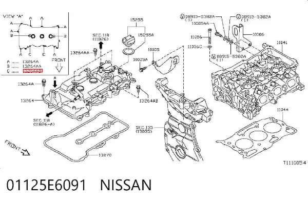  01125E6091 Nissan/Infiniti