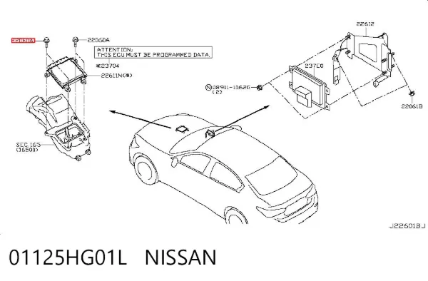  01125HG01L Nissan/Infiniti