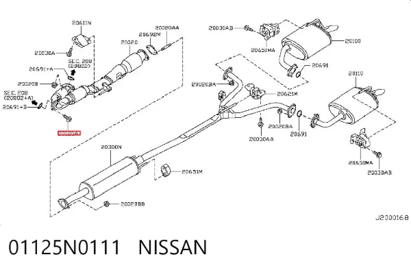  01125N0111 Nissan/Infiniti