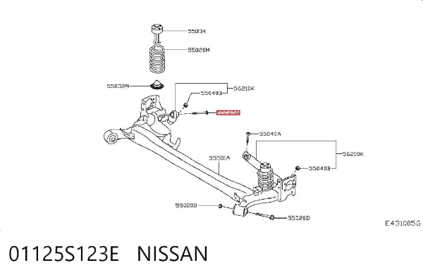  01125S123E Nissan/Infiniti