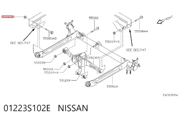  01223S102E Nissan/Infiniti