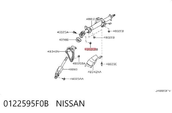  0122595F0B Nissan/Infiniti