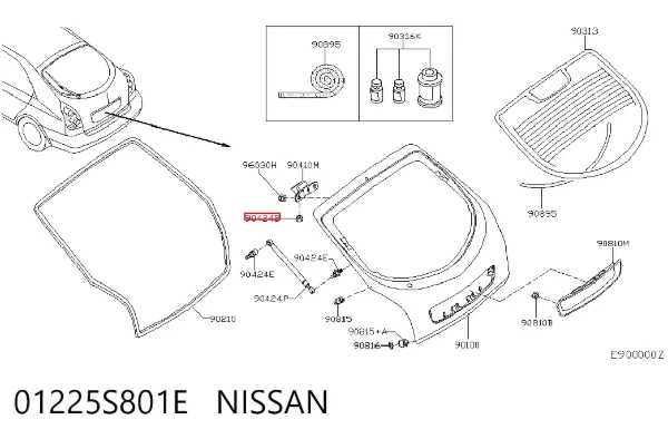  01225S801E Nissan/Infiniti
