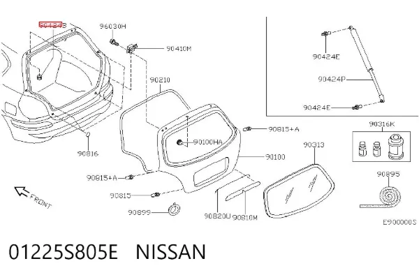  01225S805E Nissan/Infiniti