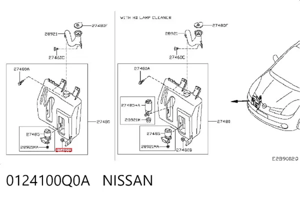  0124100Q0A Nissan/Infiniti