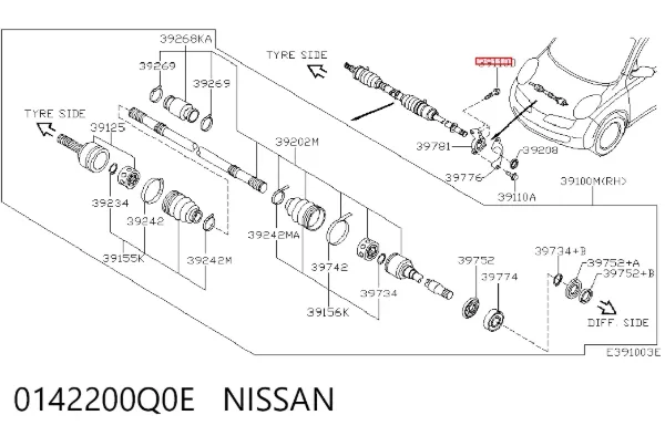  0142200Q0E Nissan/Infiniti