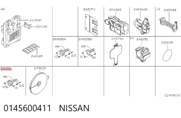  0145600411 Nissan/Infiniti