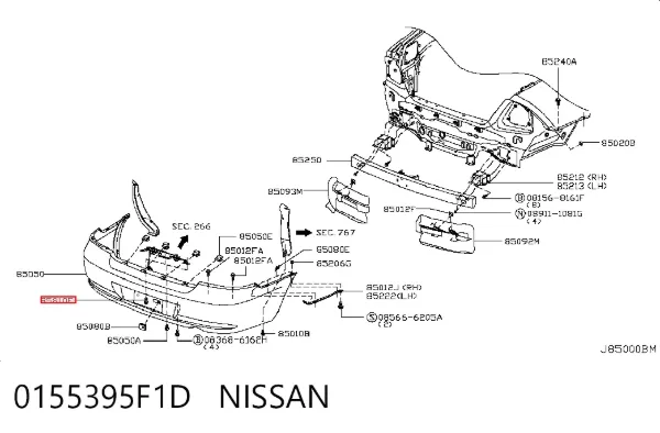  0155395F1D Nissan/Infiniti