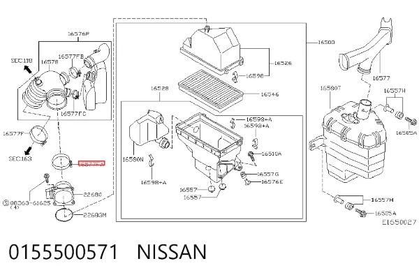  0155500571 Nissan/Infiniti