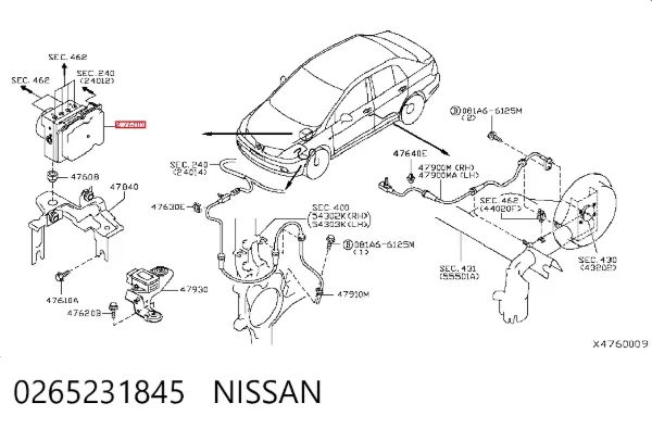 Módulo ABS Nissan Tiida C11X