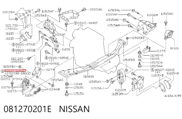  081270201E Nissan/Infiniti
