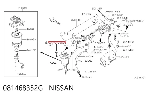  081468352G Nissan/Infiniti