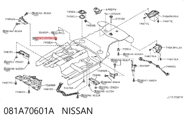  081A70601A Nissan/Infiniti