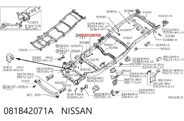  081B42071A Nissan/Infiniti