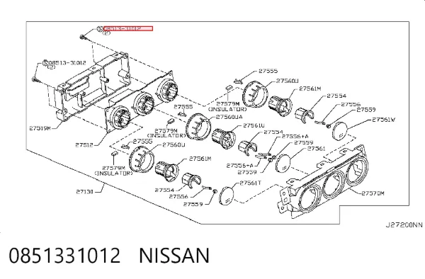  0851331012 Nissan/Infiniti
