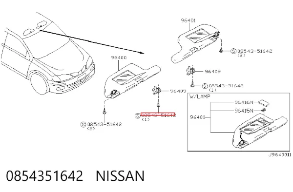  0854351642 Nissan/Infiniti