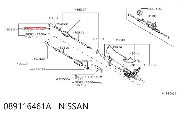  089116461A Nissan/Infiniti