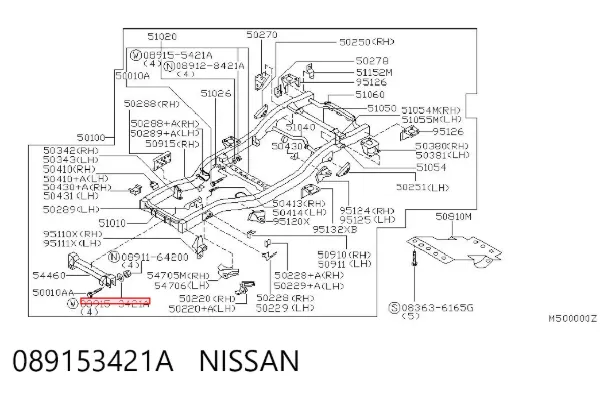  089153421A Nissan/Infiniti