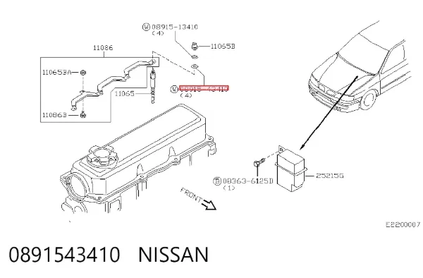  0891543410 Nissan/Infiniti