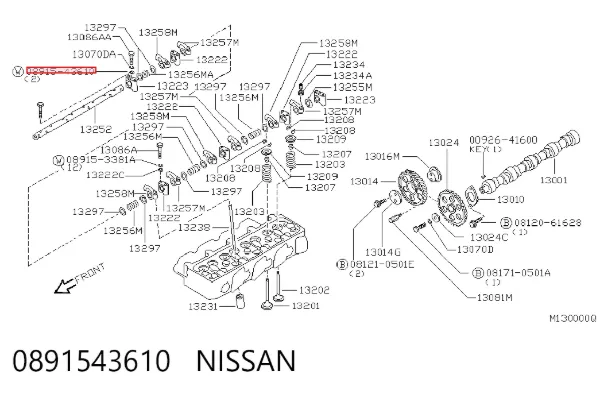  0891543610 Nissan/Infiniti