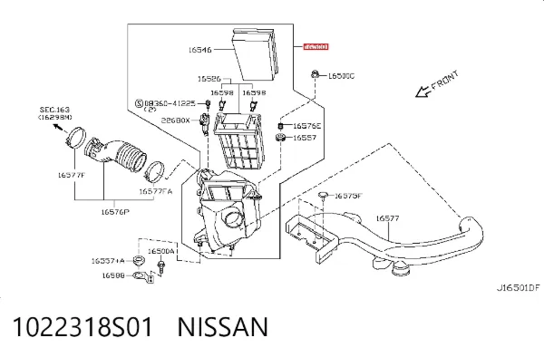 Caja del filtro de aire Nissan Qashqai +2 I