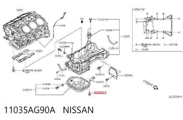  11035AG90A Nissan/Infiniti