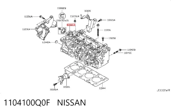 Culata 1104100Q0F Nissan/Infiniti