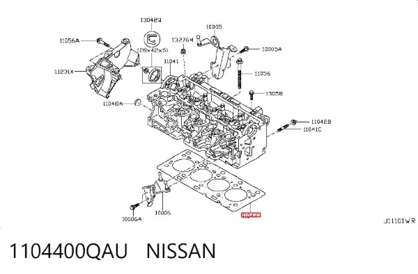Junta de culata 1104400QAU Nissan/Infiniti