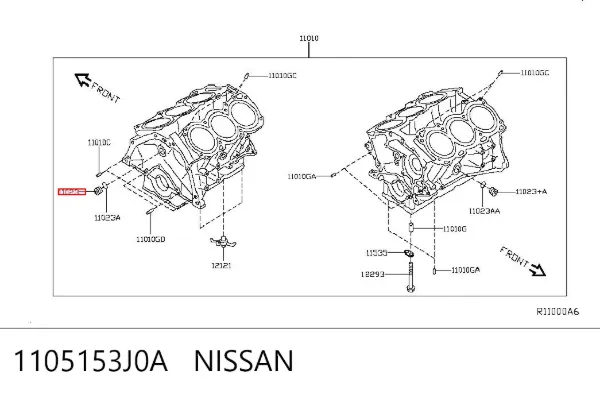  1105153J0A Nissan/Infiniti