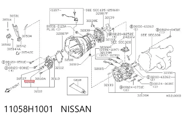  11058H1001 Nissan/Infiniti
