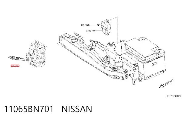 Bujía de precalentamiento 11065BN701 Nissan/Infiniti