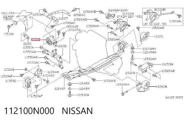  112100N000 Nissan/Infiniti