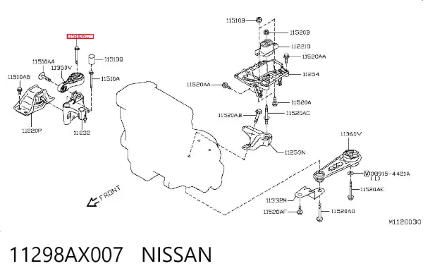  11298AX007 Nissan/Infiniti