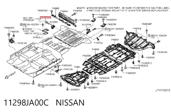  11298JA00C Nissan/Infiniti