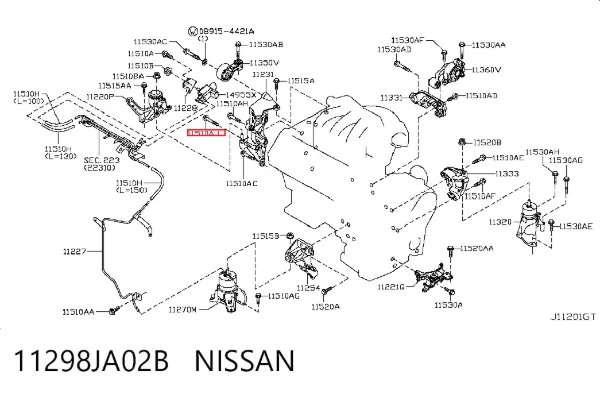  11298JA02B Nissan/Infiniti