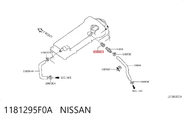  1181295F0A Nissan/Infiniti